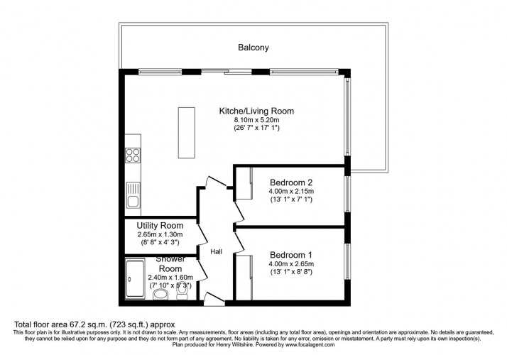 Floorplan for The Edge, Clowes Street, Salford, M3