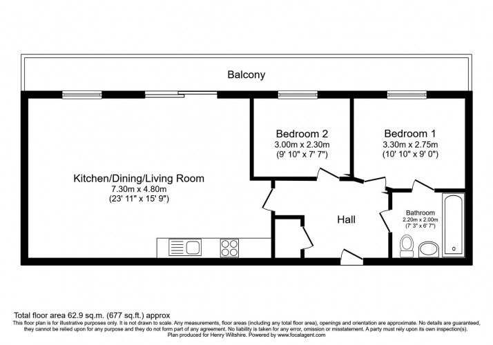 Floorplan for XQ7, Taylorson Street South, Salford Quays, M5