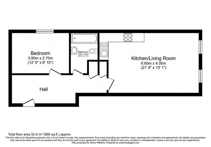 Floorplan for 2 Southern Street, Castlefield M3