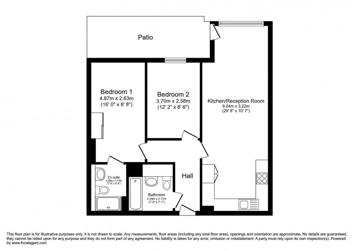 Floorplan for Cardinal Building, Station Approach, Hayes, UB3 4FD
