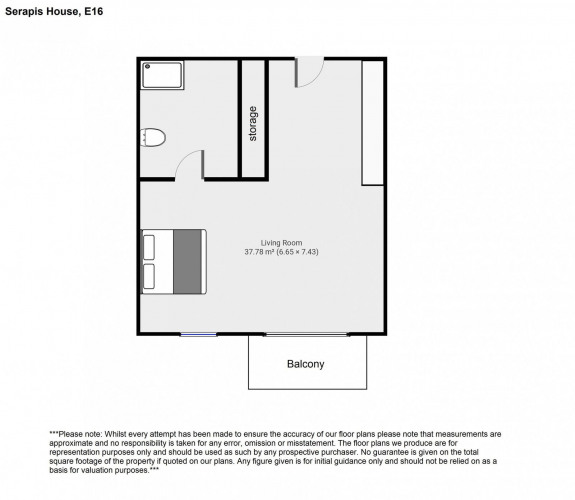 Floorplan for Serapis House, Goodluck Hope Walk, London , E14 0XL