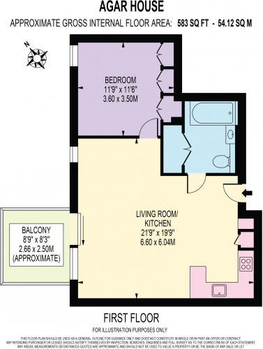 Floorplan for Agar House, Orchard Place, London, E14 0WW