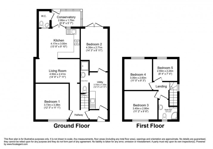 Floorplan for Hunters Grove, Hayes, UB3 3JF