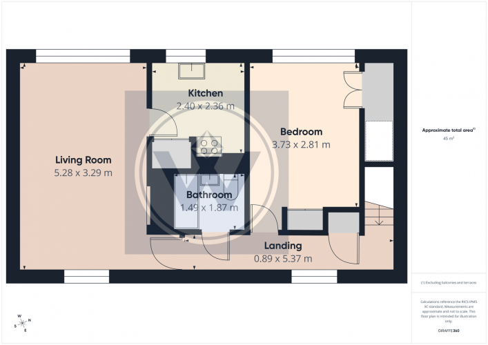 Floorplan for East Avenue, Hayes, UB3 2JX