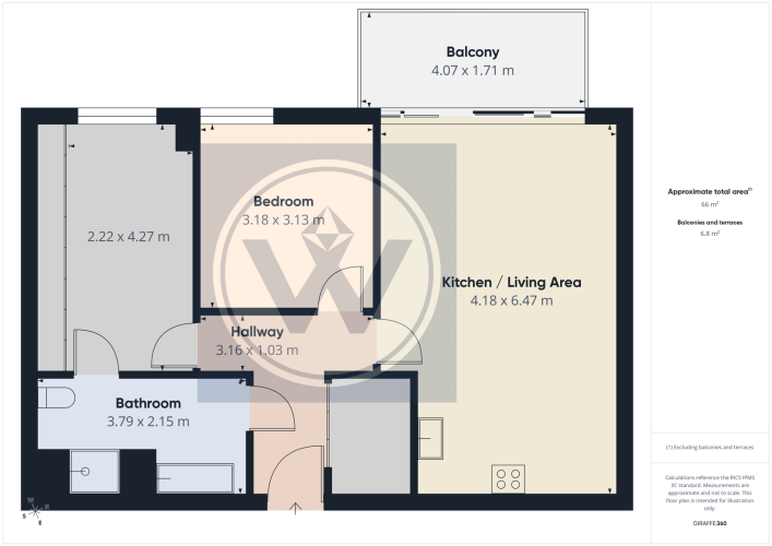 Floorplan for Farine Avenue, Hayes, UB3 4GB