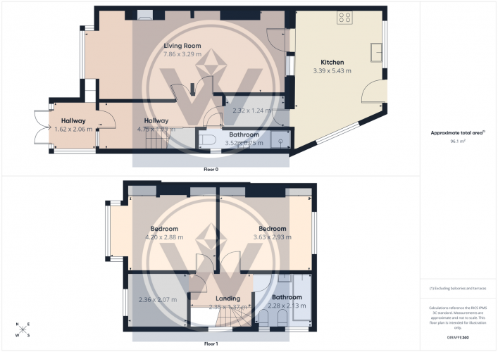 Floorplan for Coldharbour Lane, Hayes, UB3 3HH
