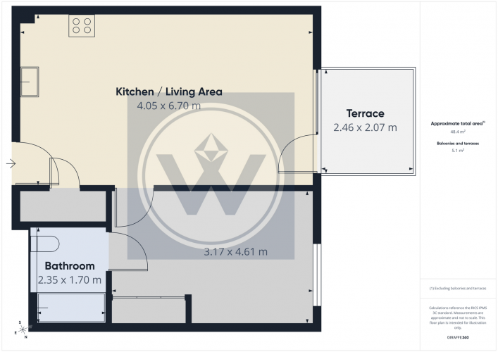 Floorplan for 7 Gramophone Lane, Hayes, UB3 1FP