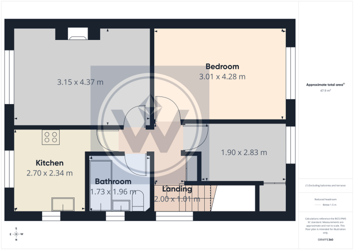 Floorplan for Petts Hill, Northolt, UB5 4NS