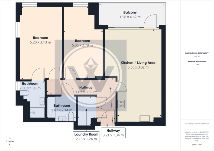 Floorplan for 21 Chailey Place, Hayes, UB3 3FL