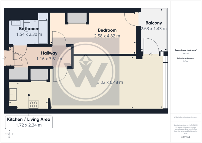 Floorplan for Navigation Building, Station Approach, Hayes, UB3 4FF