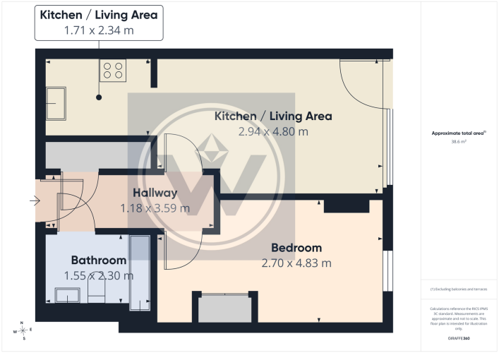Floorplan for Cardinal Building, Station Approach, Hayes, UB3 4FE