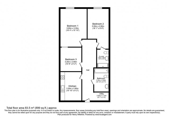 Floorplan for Spinning Mill, Lower Vickers Street, M40 7LJ