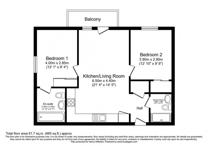 Floorplan for Middlewood Plaza, 3 Craven Street, M5