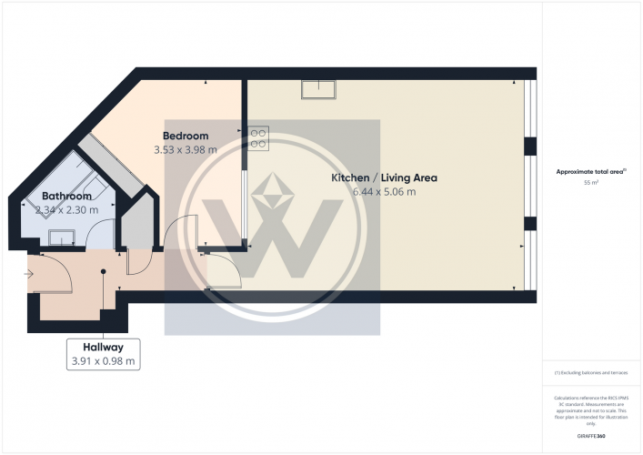 Floorplan for 14 Park Row, Leeds - LS1