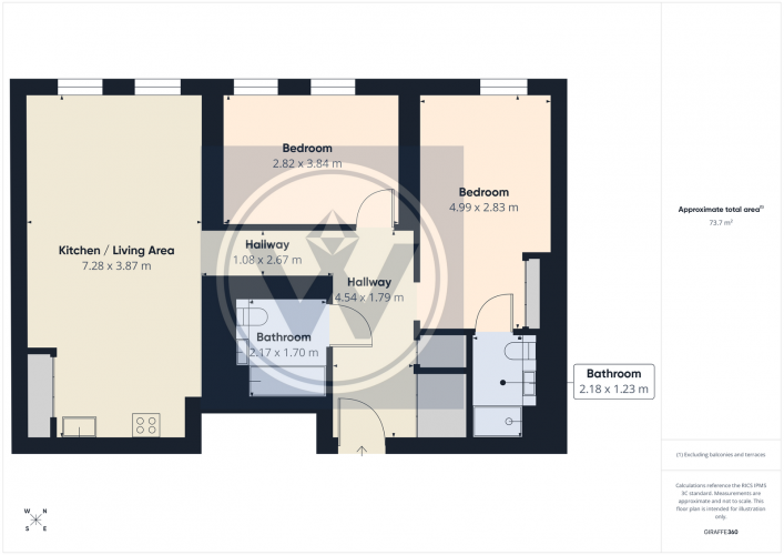 Floorplan for Carding Building, Whitworth Street M1