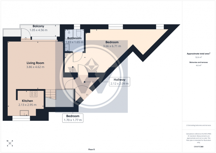 Floorplan for 100 Stockport Road, Manchester, M13 9DZ