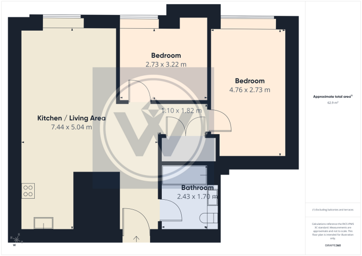 Floorplan for Park View, Victoria Riverside M4