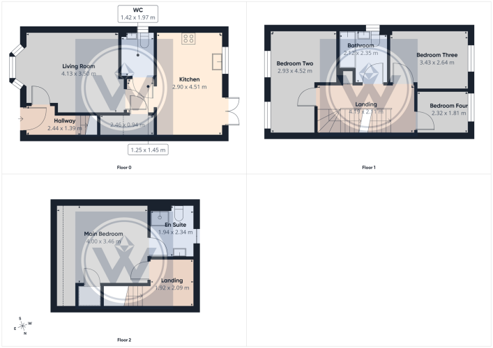Floorplan for Lawnswood Road, Manchester, M12