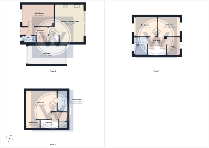 Floorplan for  River View Drive, Salford M7 