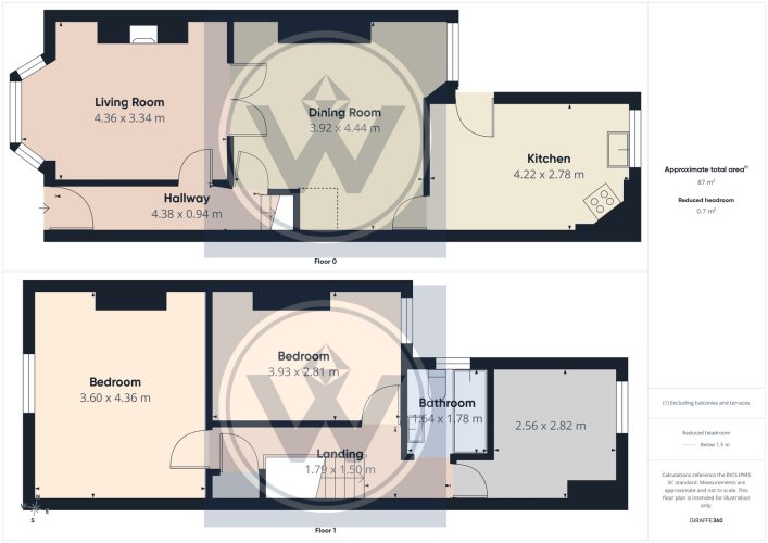 Floorplan for Seymour Road South, M11