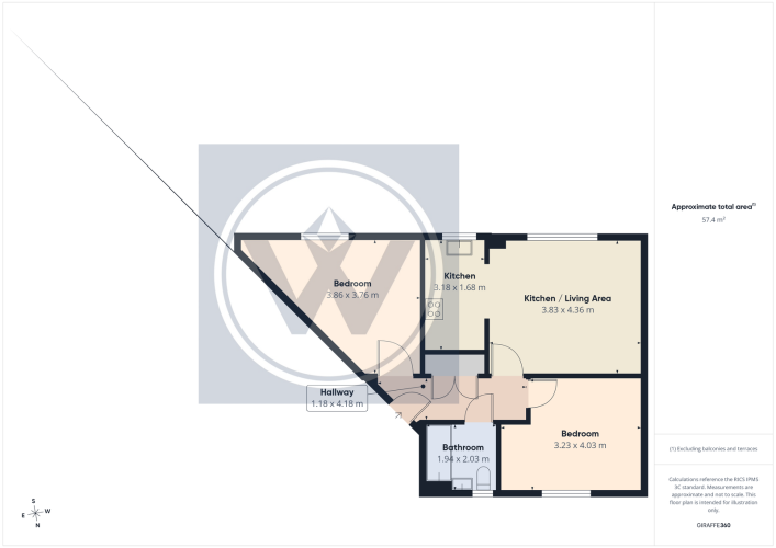 Floorplan for 95 Plymouth Grove, Manchester, M13