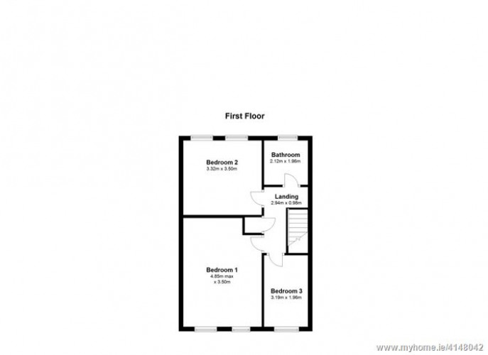 Floorplan for 4 Heather Grove, Woodfarm Acres,, Palmerstown, Dublin 20