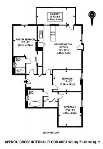 Floorplan for Clubhouse Apartments, E14