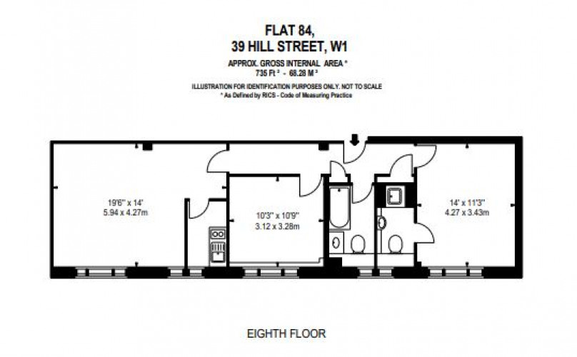 Floorplan for Hill Street W1