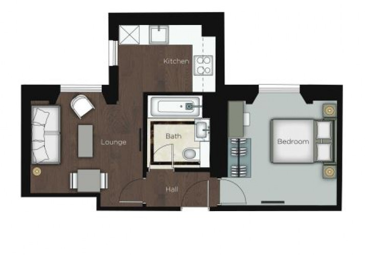 Floorplan for Garden House, Bayswater W2