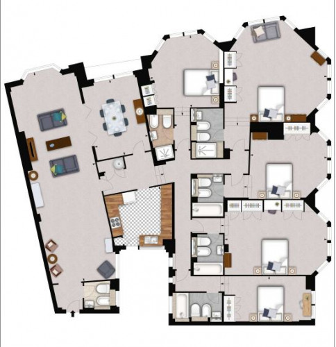 Floorplan for Strathmore Court, NW8