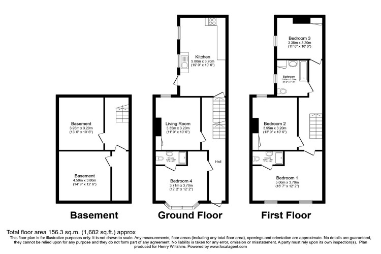 Floorplan for New Lane, Eccles, Greater Manchester, M30