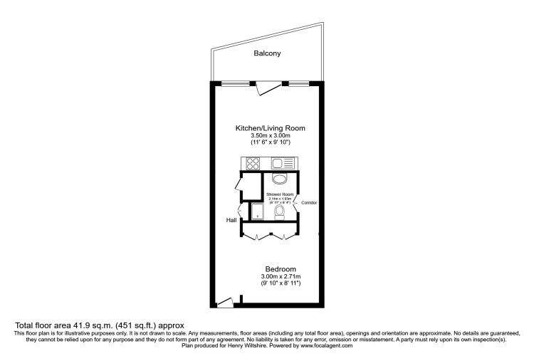 Floorplan for Abito, 85 Greengate, Manchester City Centre, M3