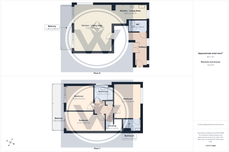 Floorplan for Kingfisher Heights, E16