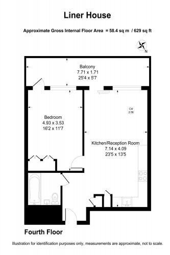 Floorplan for Liner House, 16 Admiralty Avenue, London E16