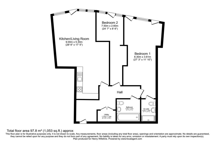 Floorplan for Three60, New Jackson, M15