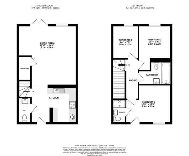 Floorplan for Furlong Way, Castle Irwell M6