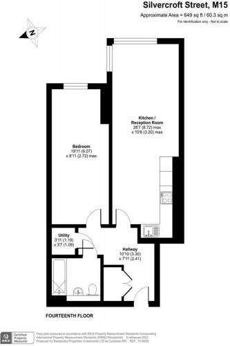 Floorplan for Victoria Residence, M15
