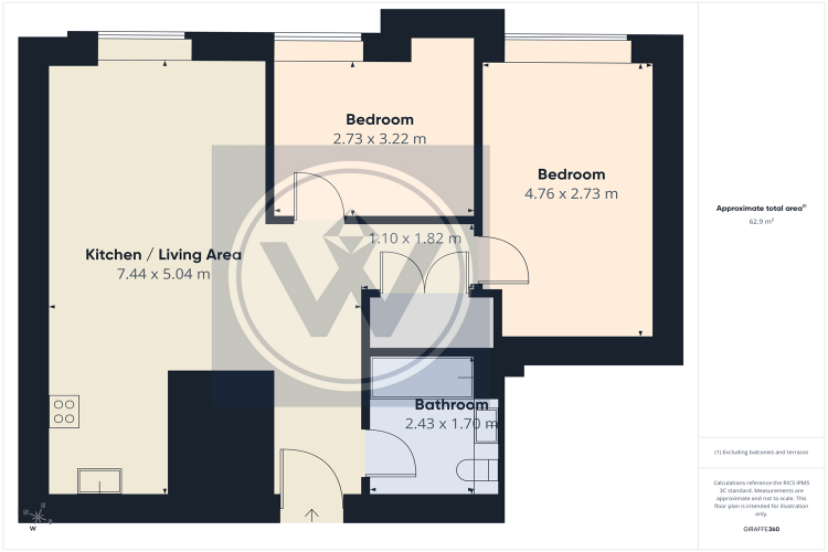 Floorplan for Park View, 190 Dantzic Street M4