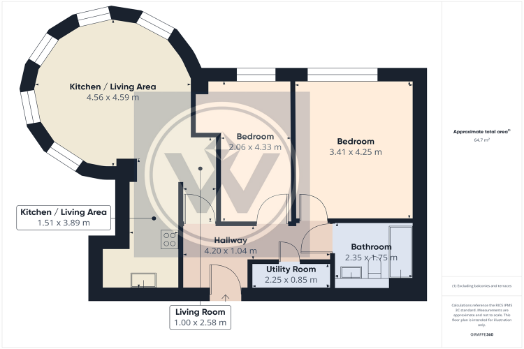 Floorplan for City South, City Road East M15