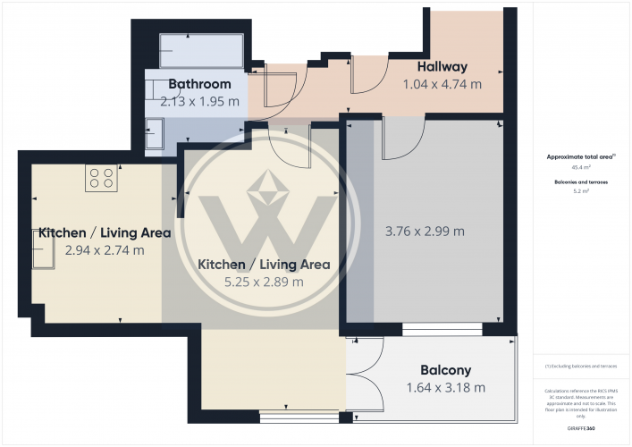 Floorplan for Sheringham Court, Hayes, UB3