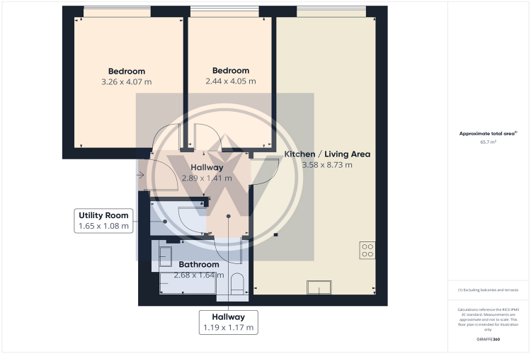 Floorplan for Spinning Mill at Victoria Mill, M40