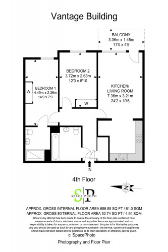 Floorplan for Vantage Building, Station Approach, UB3