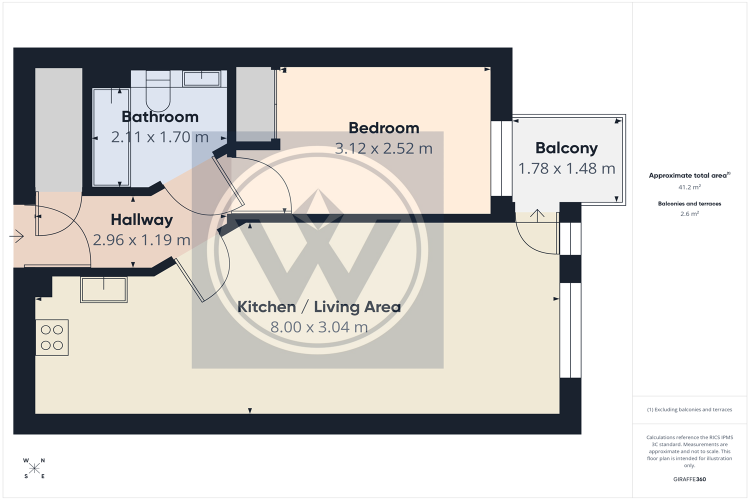 Floorplan for One Smithfield Square, M4