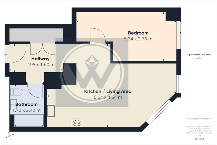 Floorplan for Crown View, Dantzic Street, M4