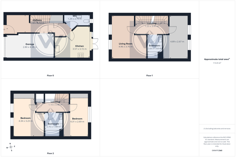 Floorplan for Fremantle Way, UB3