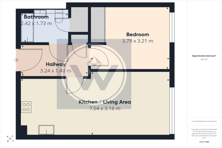 Floorplan for Altitude Point, E1