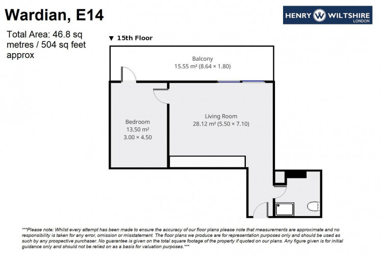 Floorplan for East Wardian, E14