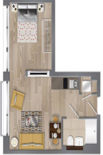 Floorplan for Trident House, UB3